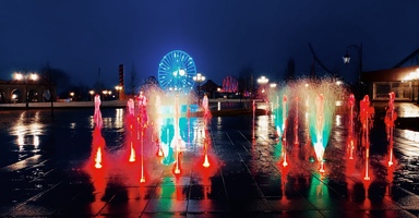 imFontanna Woda Światło Dzwięk w Yerewan Park